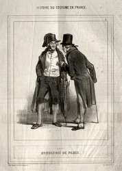 História do Traje na França: Bourgeois de Paris