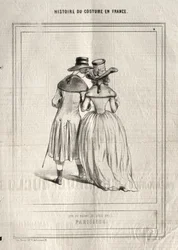 História do traje na França: parisienses