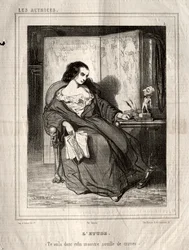 As atrizes: LEtude, 1843.