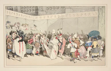 MASCARADA. Travestissemens (sic) de Gavarni publicado em 1828, 1829 e 1830.