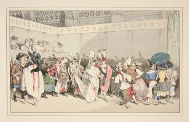 MASCARADA. Disfarces (sic) de Gavarni, publicados em 1828, 1829 e 1830.
