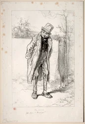 Fisionomias parisienses: Au Marais. Aqui, Azor! aqui!, 1857-58.