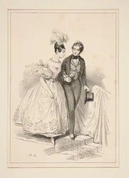 Recordação do baile da Ópera, em benefício dos operários de Lyon, 6 de maio de 1837.
