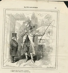 Ilustração de Hadol (1835-1875) em Le Charivari