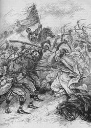 Mouros e espanhóis inextricavelmente misturados, 1902