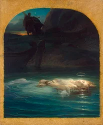 Mártir cristão afogado no Tibre durante o reinado de Diocleciano, 1853