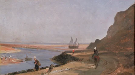 O estuário em Trouville, 1864
