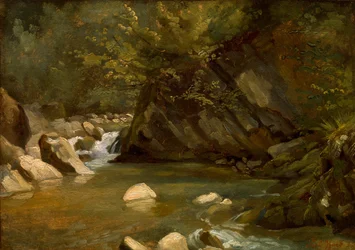 Riacho do bosque, c.1840 (óleo sobre tela)