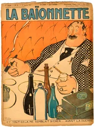 Capa de "La Baionnette", Satirical in Colors