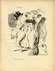 Ilustração de Paul Iribe (1883-1935) em O Pato Selvagem