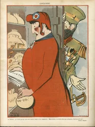 Ilustração de Paul Iribe (1883-1935) em Le Rire
