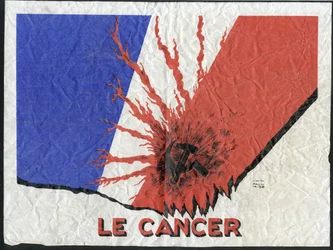 Poster, satírico em cores