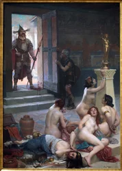 Brenn e Sua Parte dos Despojos, Pintura de Paul Jamin (1853-1903)