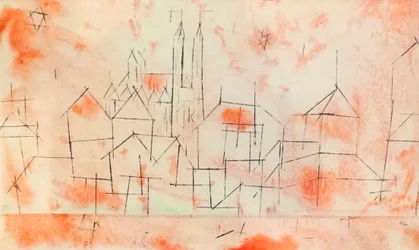 Cidade com Catedral Gótica