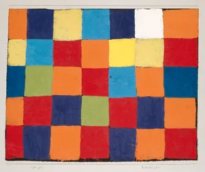 Tabela de cores Qu 1, 1930