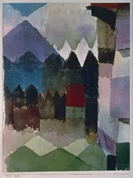Fohn Vento no Jardim de Franz Marc