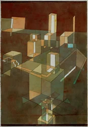 Cidade italiana (óleo sobre tela)