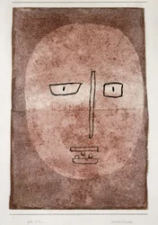 Máscara com três dentes