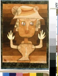 Poupee. Peinture de Paul Klee (1879-1940)