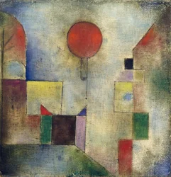 Balão vermelho, 1922.