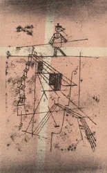 O andador de corda bamba Seiltänzer, 1923.