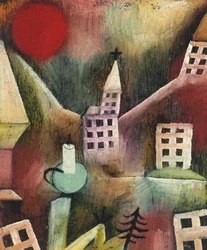 Aldeia destruída, 1920.