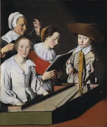 Uma Festa Musical (óleo sobre tela)