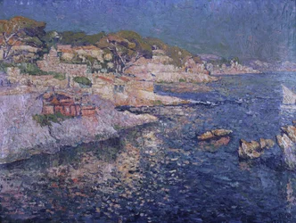 As falésias da costa de Marselha