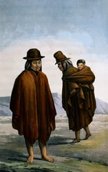 Índios simples de Bogotá, gravura de Paul Legrand
