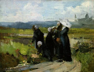 Os Órfãos de Bayeux (óleo sobre painel)