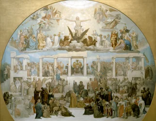 Palingenesia social (esboço). 1848. (óleo sobre tela)