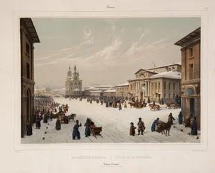 A Assembléia da Casa da Nobreza em Moscou, década de 1840