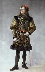 O comediante francês Jean Perier (1869-1954) no papel de Giorgio d
