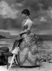 Sra. Henry Standish (Helene de Perusse des cars) 1882 foto Paul Nadar