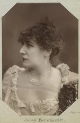 Retrato de Sarah Bernhardt, atriz