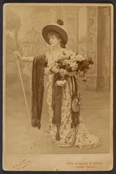 Sarah Bernhardt como Floria em La Tosca