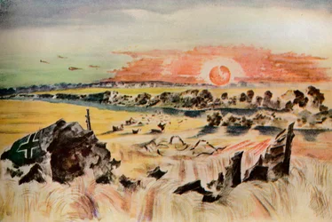 Bombardeiro no milho, 1940