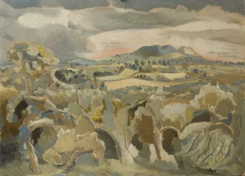 Paisagem da distância de Malvern