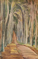 Floresta de Savernake, 1935