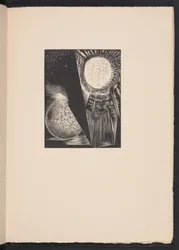 O Sol e a Lua, ilustração de "Images of War... Poemas" de Richard Aldington