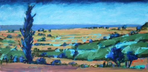 Devon Coast, 2021 (acrílico sobre cartão)