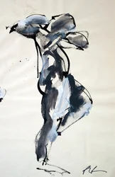 Desenho de vida, 2024 (tinta sobre papel)