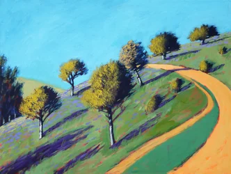 Malvern Spring, 2021 (acrílico sobre cartão)