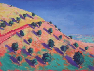 North Hill, Malvern (acrílico no cartão)
