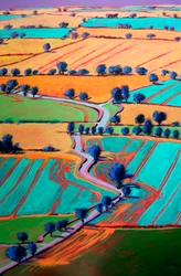 Towards Welland, 2024 (acrílico sobre cartão)