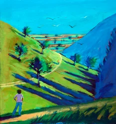 Valley, 2024 (acrílico sobre papel)