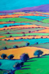 West Malvern #3 (pormenor), 2024 (acrílico sobre cartão)