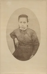 Histeria, aparência normal, ilustração de &39;Iconografia fotográfica de La Salpetriere&39; de Bourneville e P. Regnard, placa I, Paris, 1876 (impressão de albume)