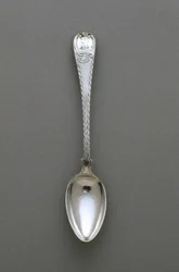 Colher de chá, c. 1765-1790 (prata)