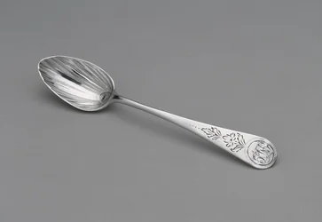 Colher de chá, c. 1796-1805 (prata)